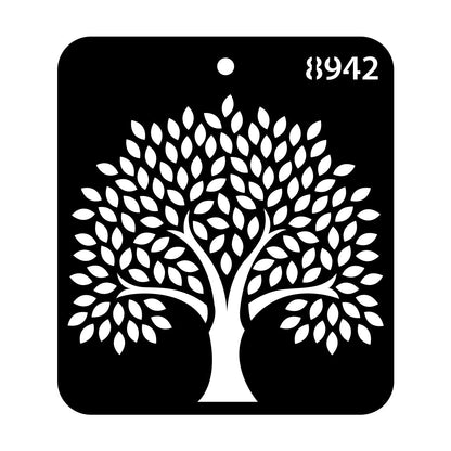 iCraft Multi-Surface Stencils - Perfect for Walls, DIY & Resin Art Projects | Reusable |Mini Stencil 4"x 4"-8942