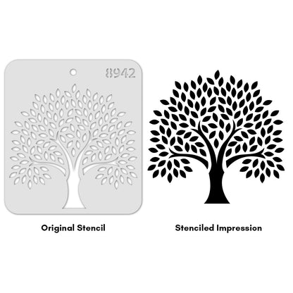 iCraft Multi-Surface Stencils - Perfect for Walls, DIY & Resin Art Projects | Reusable |Mini Stencil 4"x 4"-8942