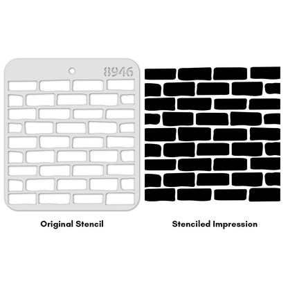 iCraft Multi-Surface Stencils - Perfect for Walls, DIY & Resin Art Projects | Reusable |Mini Stencil 4"x 4"-8946