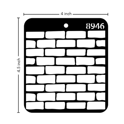 iCraft Multi-Surface Stencils - Perfect for Walls, DIY & Resin Art Projects | Reusable |Mini Stencil 4"x 4"-8946