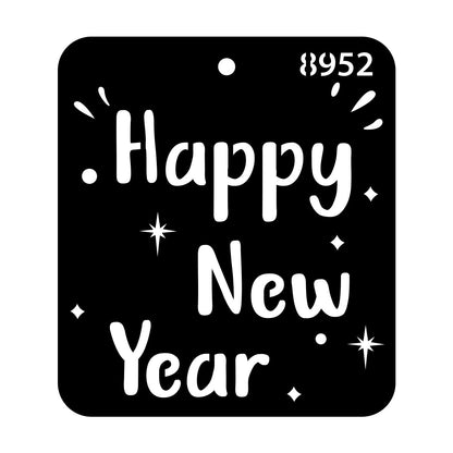 iCraft Multi-Surface Stencils - Perfect for Walls, DIY & Resin Art Projects | Reusable |Mini Stencil 4"x 4"-8952