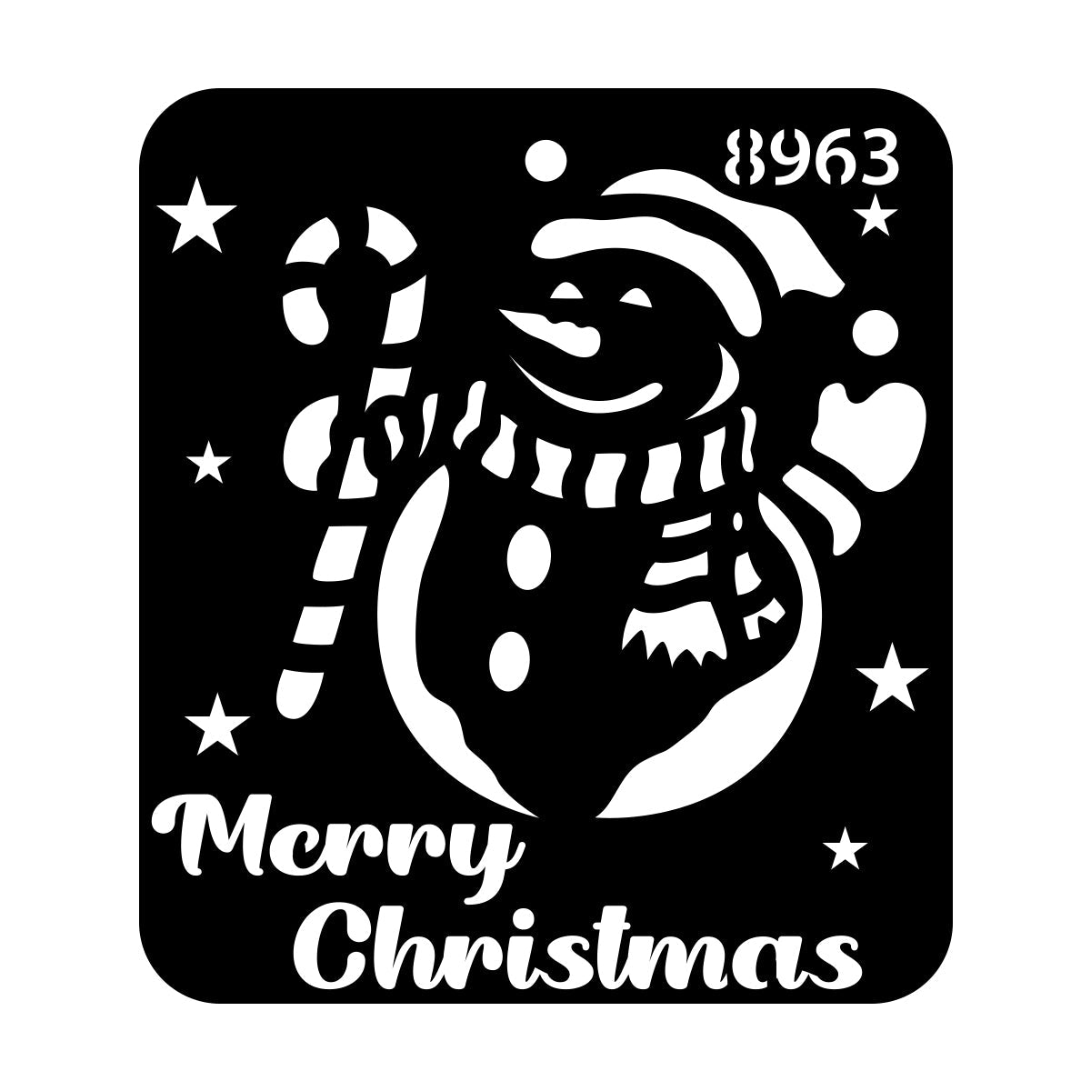 iCraft Multi-Surface Stencils - Perfect for Walls, DIY & Resin Art Projects | Reusable |Mini Stencil 4"x 4"-8963