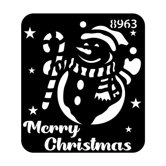 iCraft Multi-Surface Stencils - Perfect for Walls, DIY & Resin Art Projects | Reusable |Mini Stencil 4"x 4"-8963