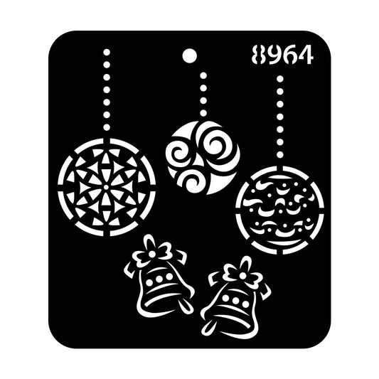 iCraft Multi-Surface Stencils - Perfect for Walls, DIY & Resin Art Projects | Reusable |Mini Stencil 4"x 4"-8964