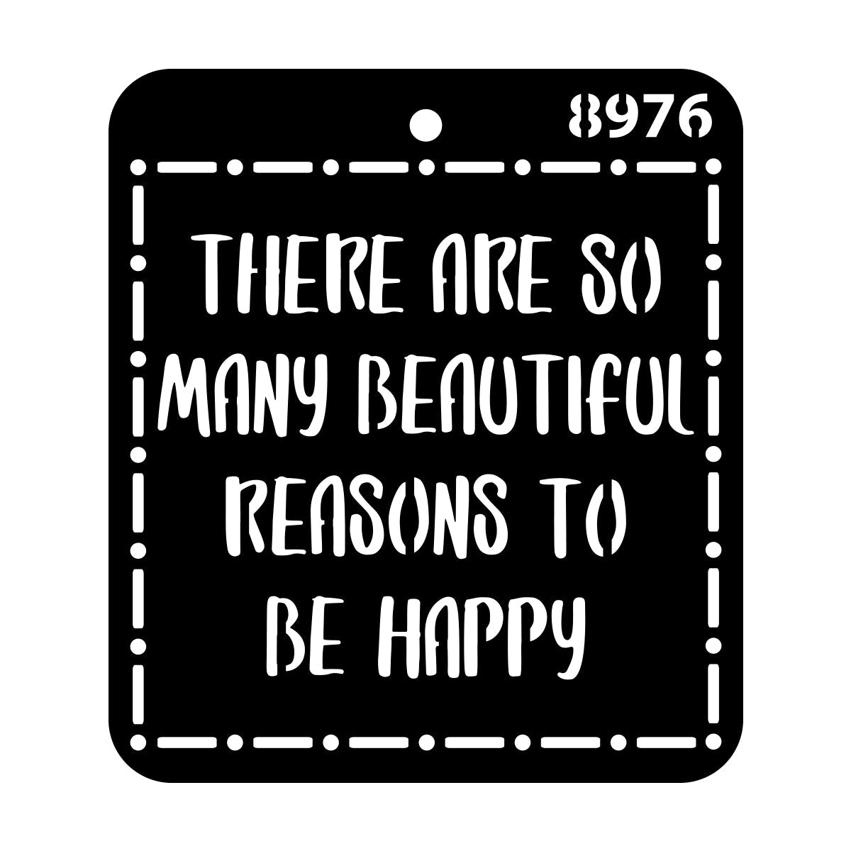 iCraft Multi-Surface Stencils - Perfect for Walls, DIY & Resin Art Projects | Reusable |Mini Stencil 4"x 4"-8976