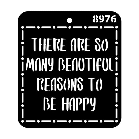 iCraft Multi-Surface Stencils - Perfect for Walls, DIY & Resin Art Projects | Reusable |Mini Stencil 4"x 4"-8976