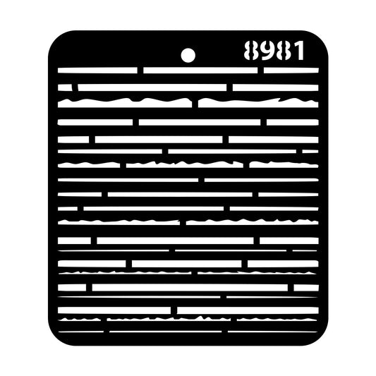 iCraft Multi-Surface Stencils - Perfect for Walls, DIY & Resin Art Projects | Reusable |Mini Stencil 4"x 4"-8981