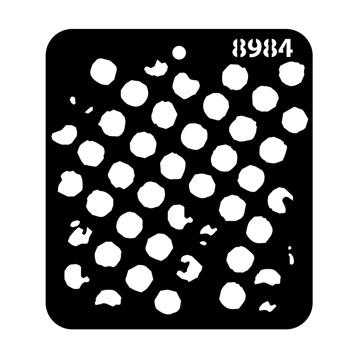 iCraft Multi-Surface Stencils - Perfect for Walls, DIY & Resin Art Projects | Reusable |Mini Stencil 4"x 4"-8984