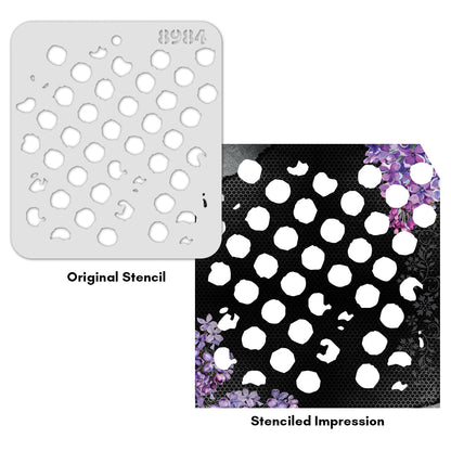 iCraft Multi-Surface Stencils - Perfect for Walls, DIY & Resin Art Projects | Reusable |Mini Stencil 4"x 4"-8984