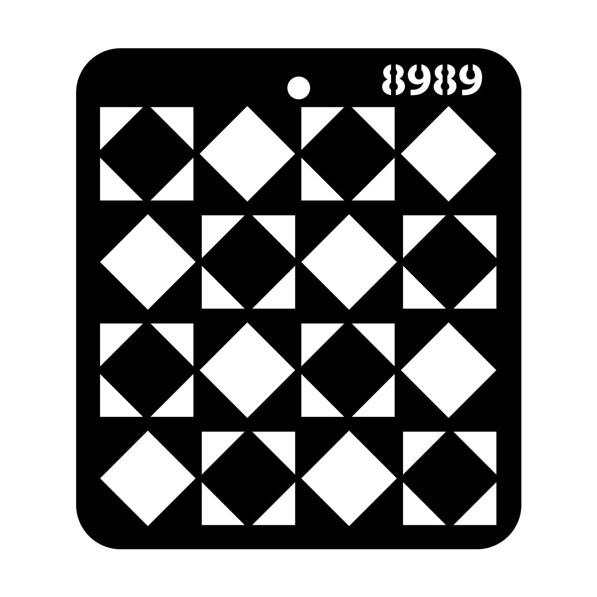 iCraft Multi-Surface Stencils - Perfect for Walls, DIY & Resin Art Projects | Reusable |Mini Stencil 4"x 4"-8989