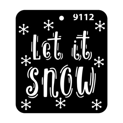 iCraft Multi-Surface Stencils - Perfect for Walls, DIY & Resin Art Projects | Reusable |Mini Stencil 4"x 4"-9112