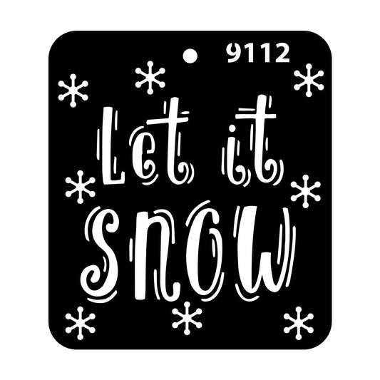 iCraft Multi-Surface Stencils - Perfect for Walls, DIY & Resin Art Projects | Reusable |Mini Stencil 4"x 4"-9112
