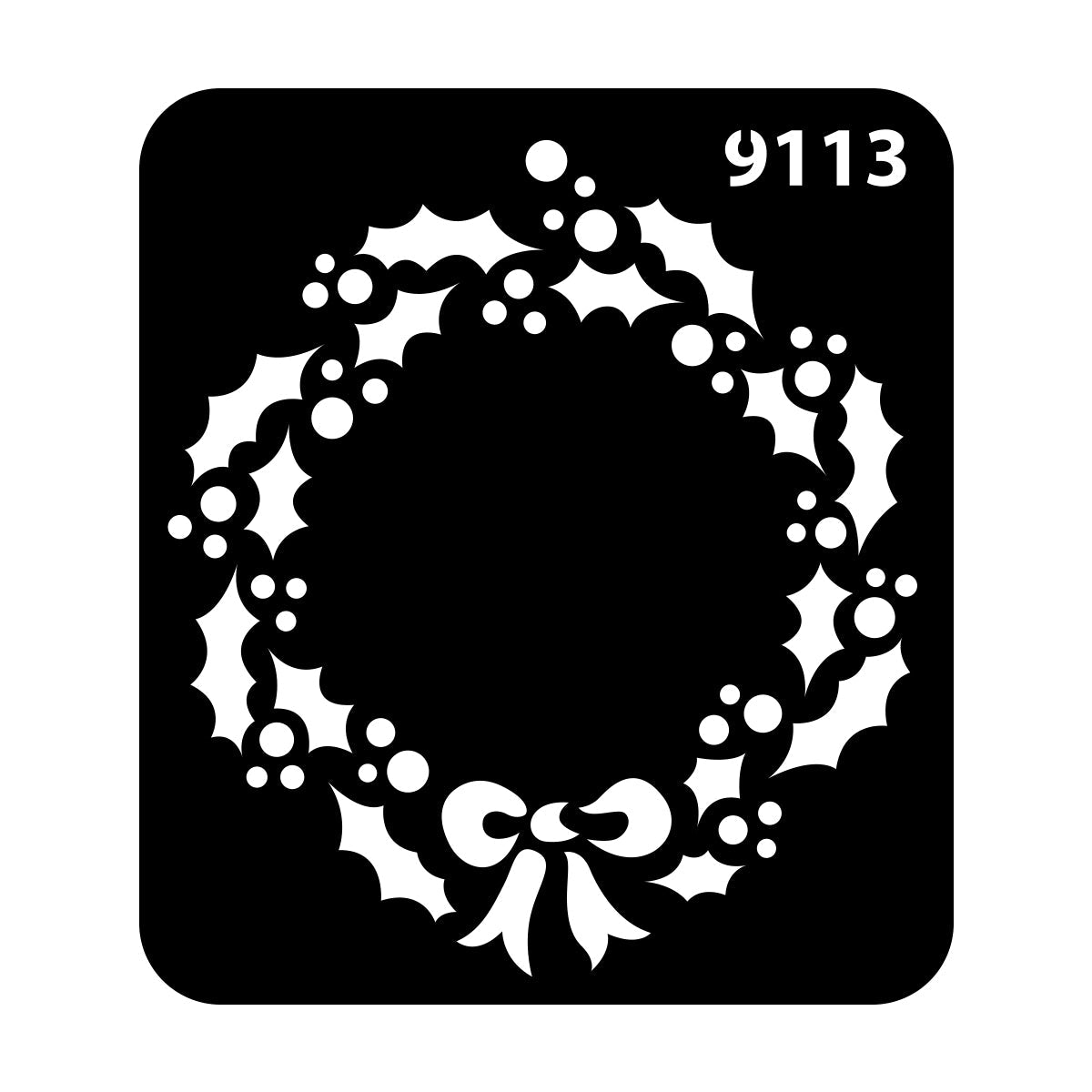 iCraft Multi-Surface Stencils - Perfect for Walls, DIY & Resin Art Projects | Reusable |Mini Stencil 4"x 4"-9113