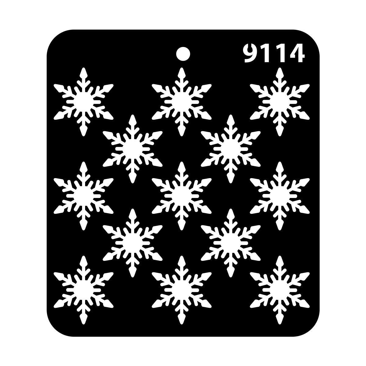 iCraft Multi-Surface Stencils - Perfect for Walls, DIY & Resin Art Projects | Reusable |Mini Stencil 4"x 4"-9114
