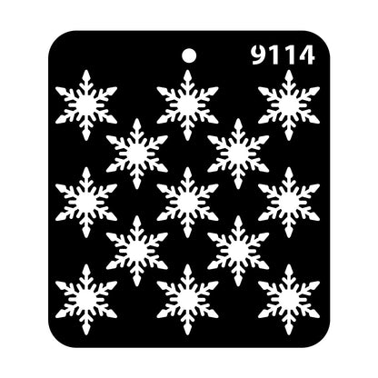 iCraft Multi-Surface Stencils - Perfect for Walls, DIY & Resin Art Projects | Reusable |Mini Stencil 4"x 4"-9114