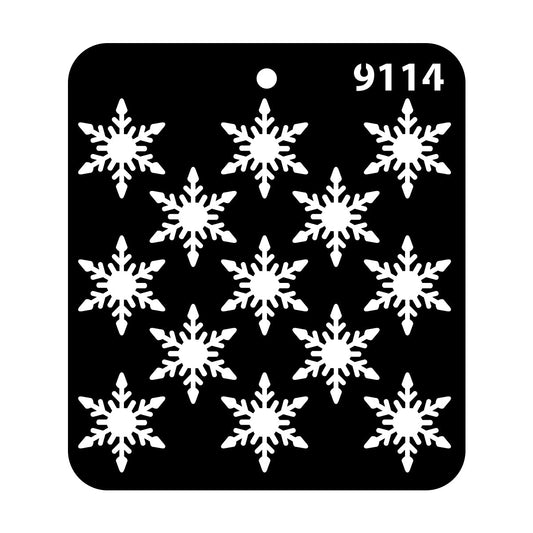 iCraft Multi-Surface Stencils - Perfect for Walls, DIY & Resin Art Projects | Reusable |Mini Stencil 4"x 4"-9114