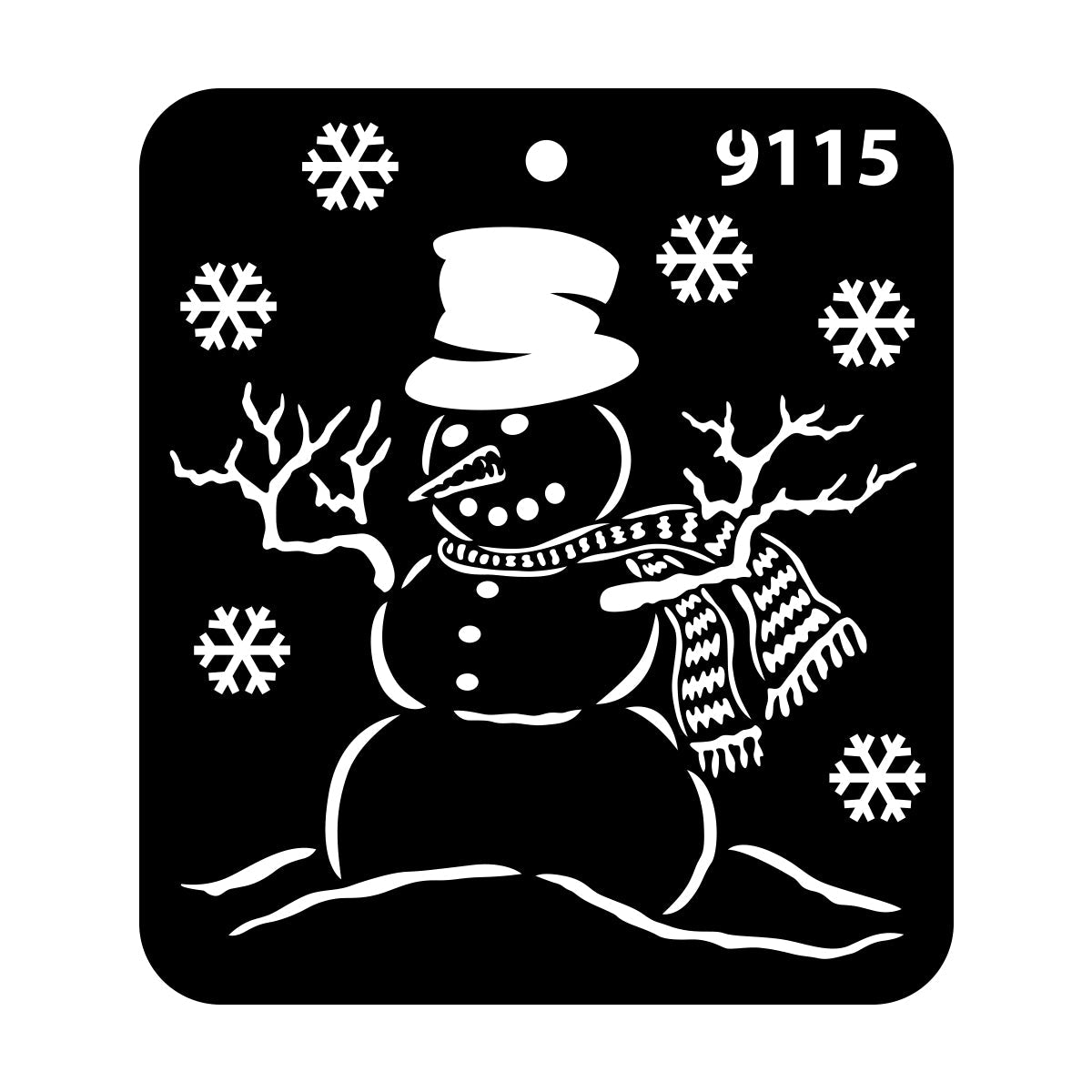 iCraft Multi-Surface Stencils - Perfect for Walls, DIY & Resin Art Projects | Reusable |Mini Stencil 4"x 4"-9115