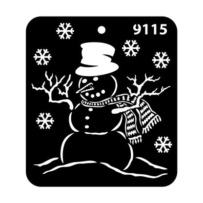 iCraft Multi-Surface Stencils - Perfect for Walls, DIY & Resin Art Projects | Reusable |Mini Stencil 4"x 4"-9115