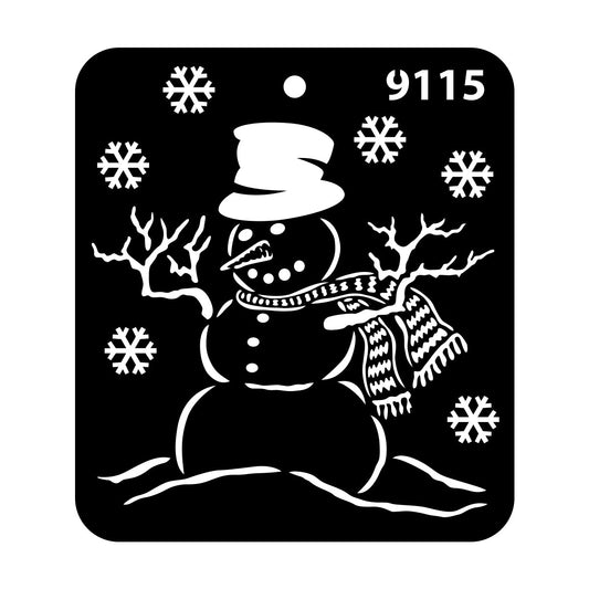 iCraft Multi-Surface Stencils - Perfect for Walls, DIY & Resin Art Projects | Reusable |Mini Stencil 4"x 4"-9115