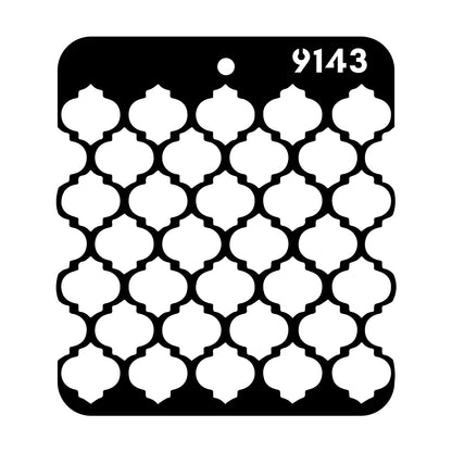 iCraft Multi-Surface Stencils - Perfect for Walls, DIY & Resin Art Projects | Reusable |Mini Stencil 4"x 4"-9143