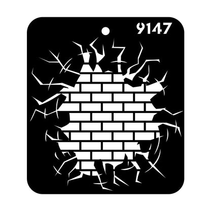 iCraft Multi-Surface Stencils - Perfect for Walls, DIY & Resin Art Projects | Reusable |Mini Stencil 4"x 4"-9147