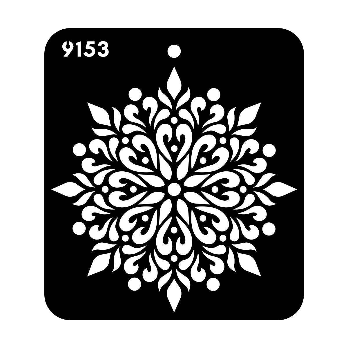 iCraft Multi-Surface Stencils - Perfect for Walls, DIY & Resin Art Projects | Reusable |Mini Stencil 4"x 4"-9153