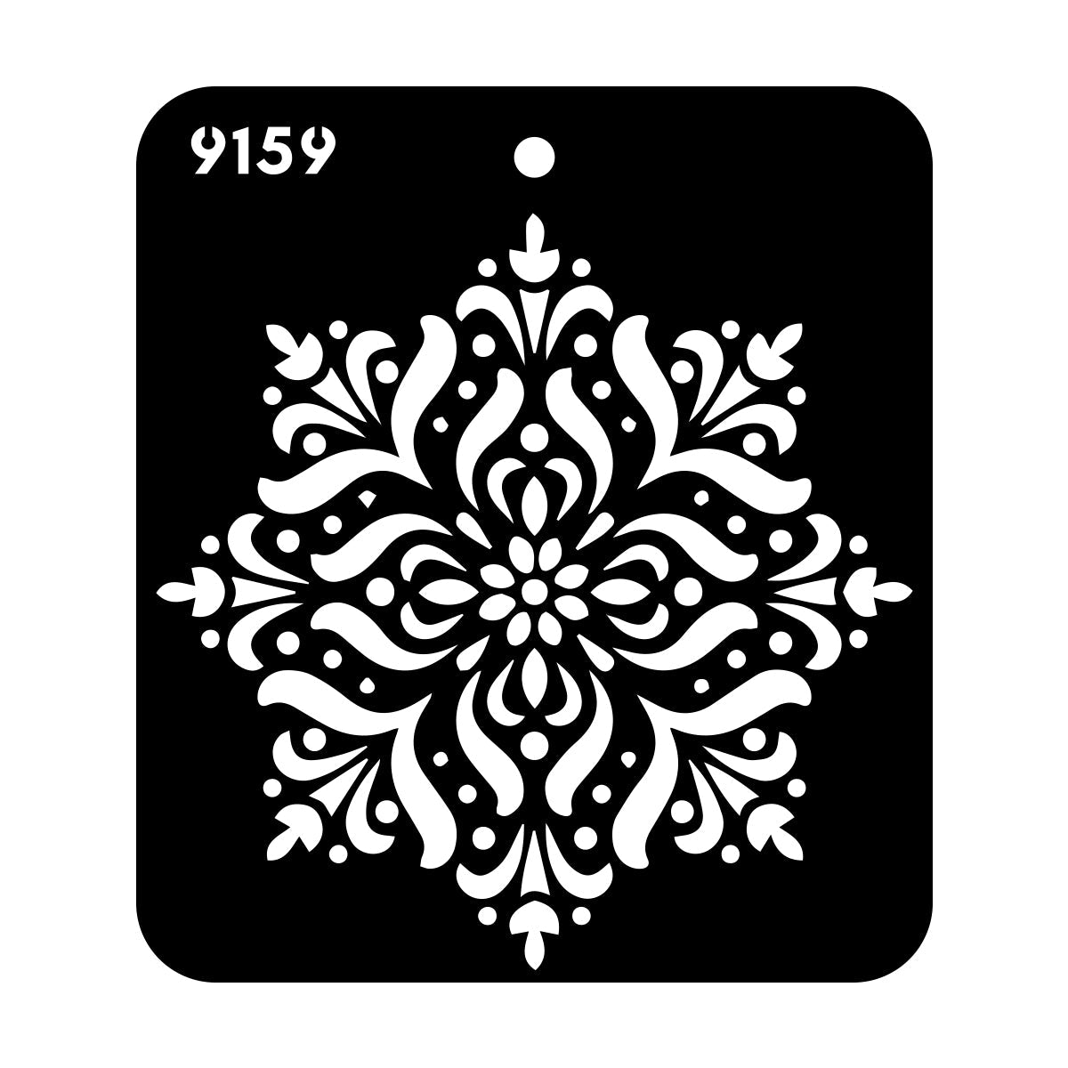 iCraft Multi-Surface Stencils - Perfect for Walls, DIY & Resin Art Projects | Reusable |Mini Stencil 4"x 4"-9159