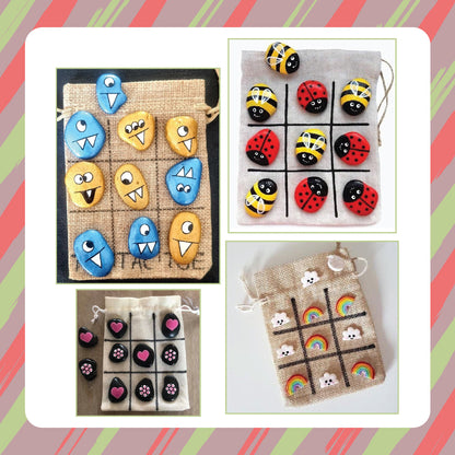 iCraft Clay Tic Tac Toe Kit: DIY Clay Game for Kids, Arts and Crafts Activity, Educational Toy, Best Gift for Kids
