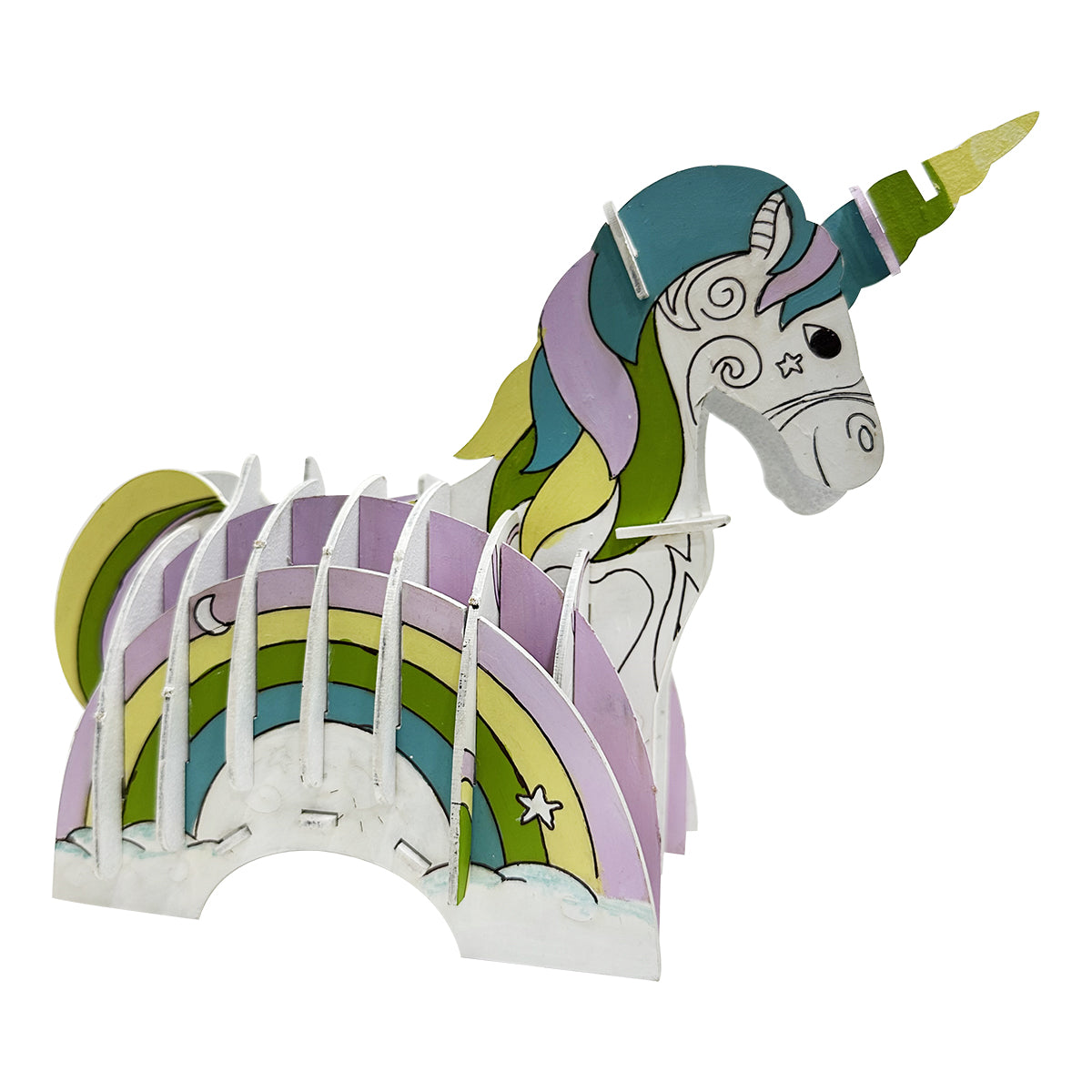 3D Unicorn Pen Stand  making Kit for Kids – Creative Painting Craft Kit & Desk Décor