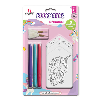 Kids DIY Unicorn Bookmark Colouring Kit – Colour Your Own Bookmarks