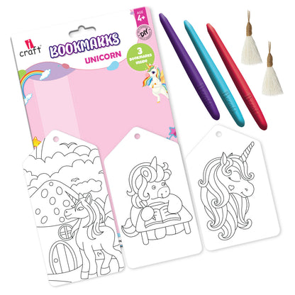 Kids DIY Unicorn Bookmark Colouring Kit – Colour Your Own Bookmarks
