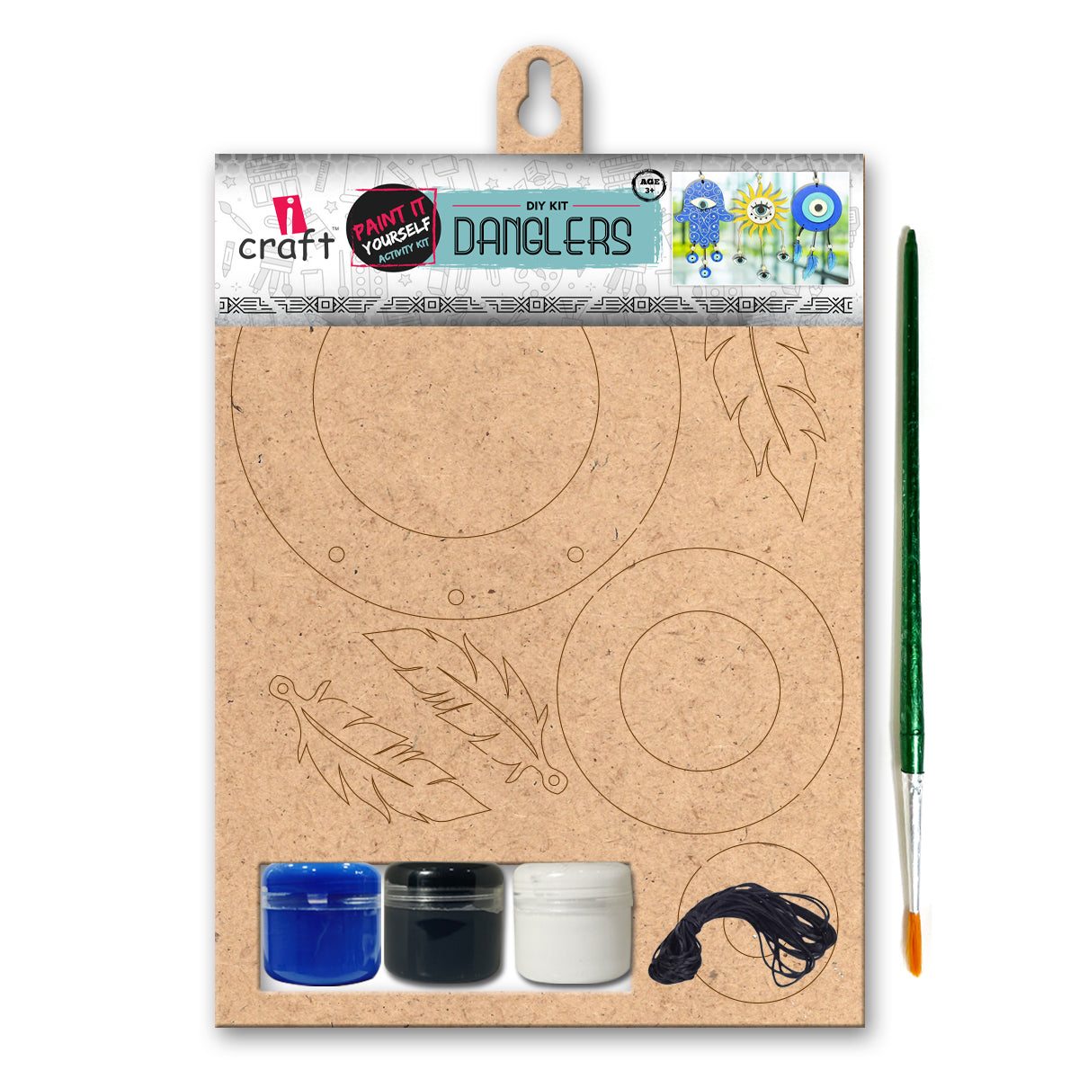 Paint Your Own Dangler Kit for Kids | DIY Hanging Decoration Craft Kit | WE 694