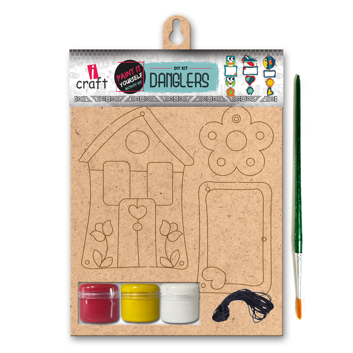Paint Your Own Dangler Kit for Kids | DIY Hanging Decoration Craft Kit | WE 755