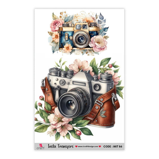 iCraft Mini Insta Transfer Stickers | Camera | MIT 86