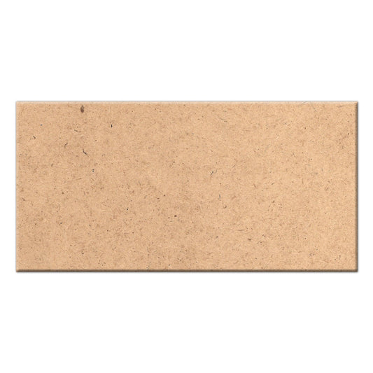 iCraft Rectangle Plain Base For Resin Envelopes (Pack of 1) 2 mm thickness -Size 3.25” x 6.75”