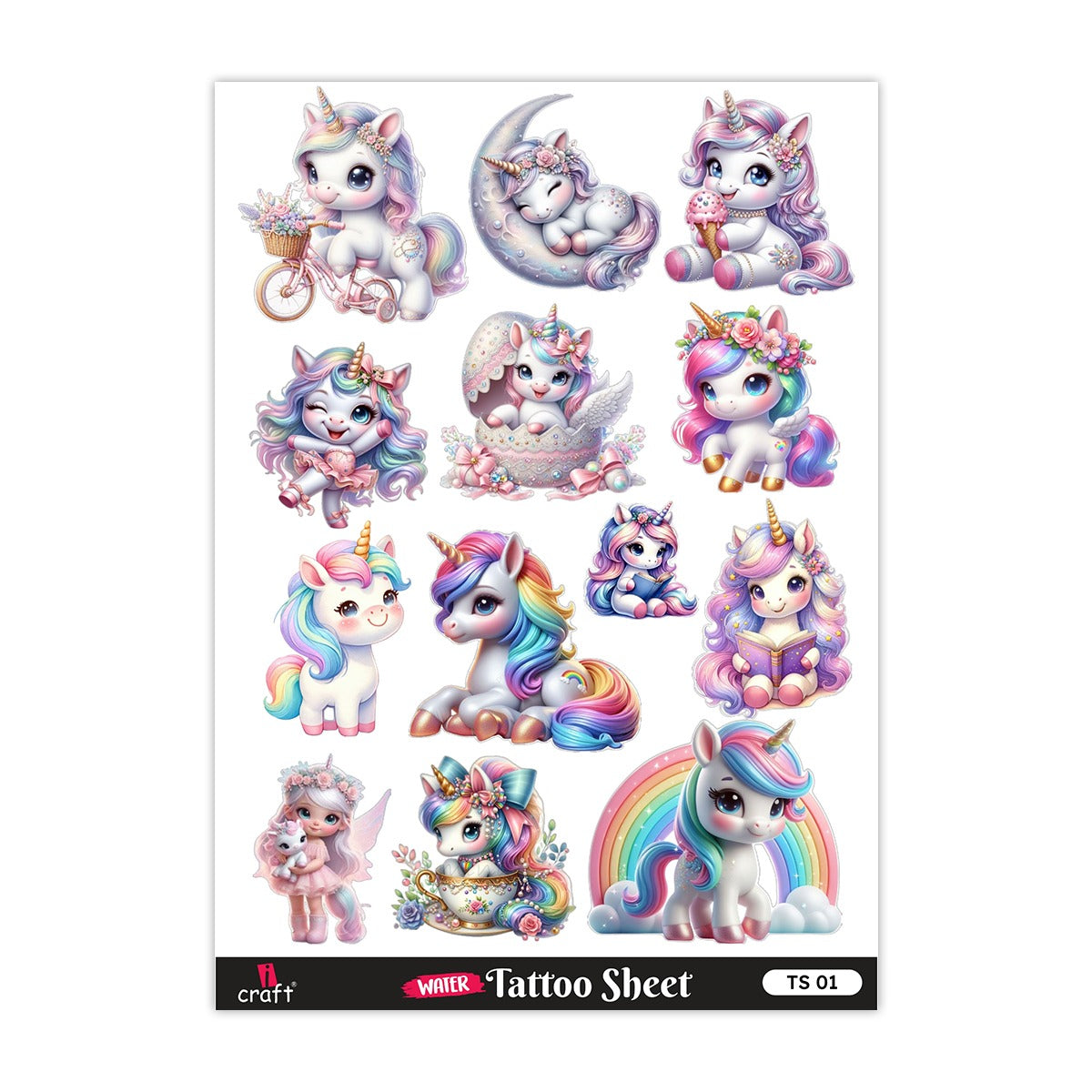 Water Transfer Temporary Tattoos