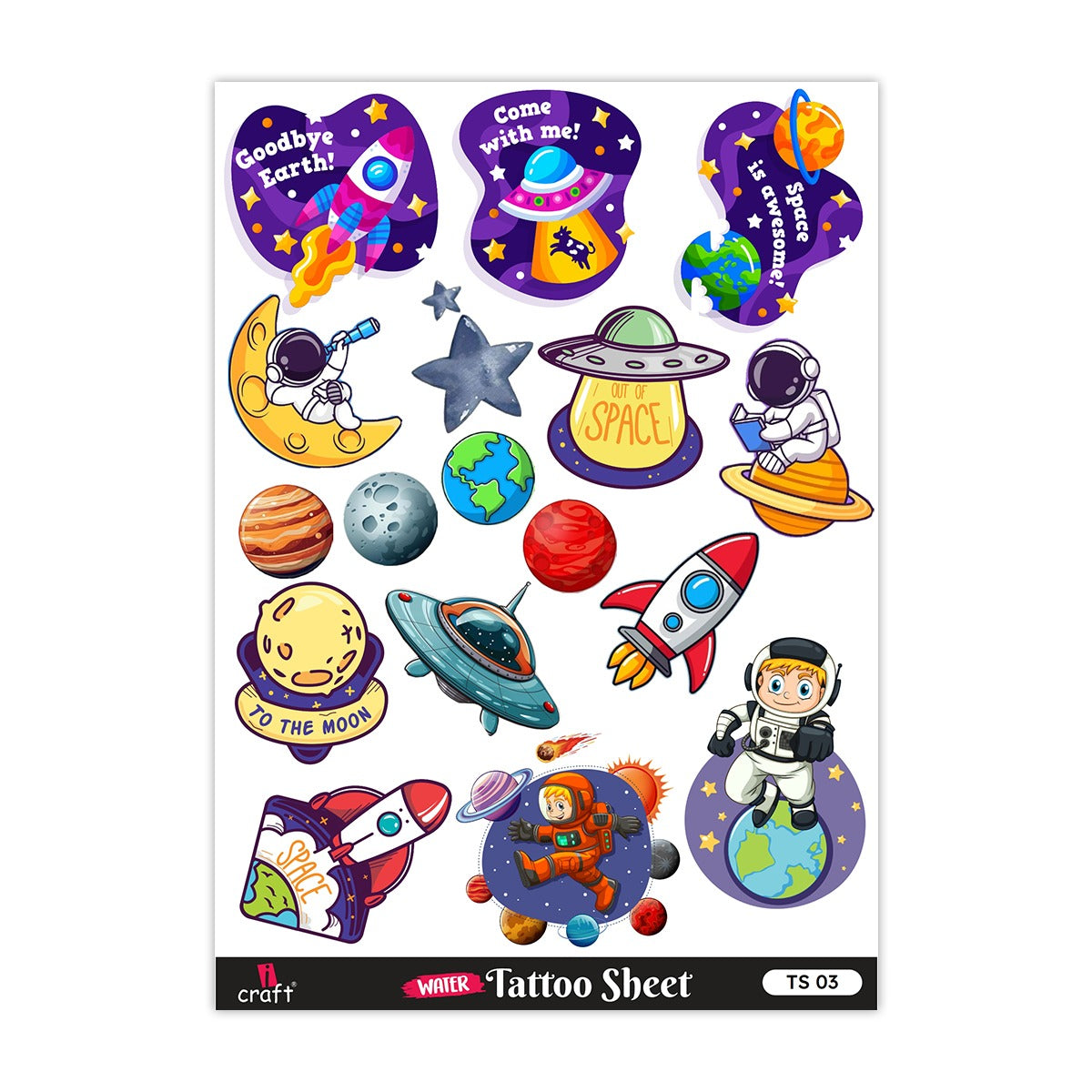 Water Transfer Temporary Tattoos