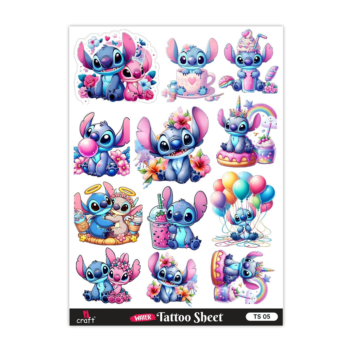 Water Transfer Temporary Tattoos