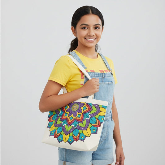 Mandala Canvas Tote Bag Painting Kit | DIY Craft Kit – iCraft