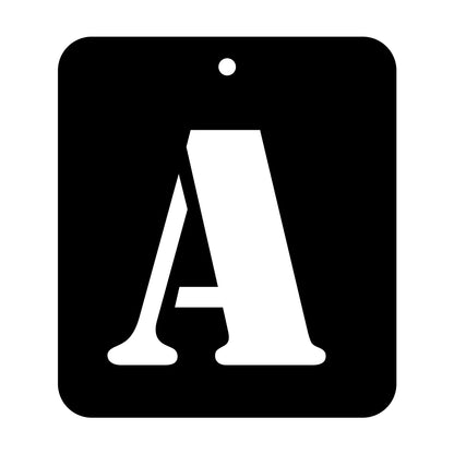 iCraft Alphabet Stencil 4" x 4" - ICS-1 (A)