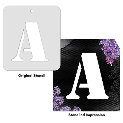 iCraft Alphabet Stencil 4" x 4" - ICS-1 (A)