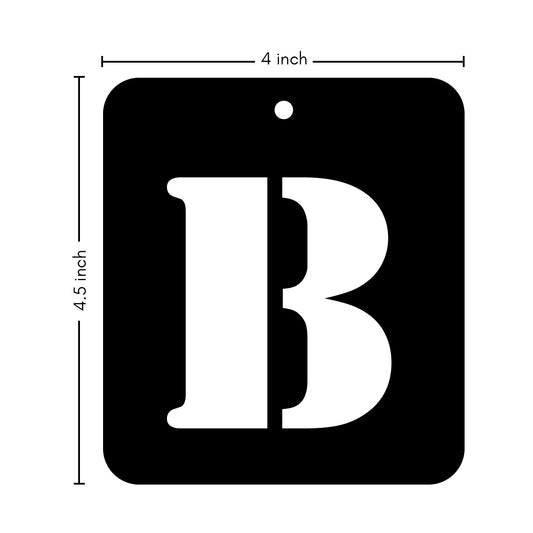 iCraft Alphabet Stencil 4" x 4" - ICS-2 (B)
