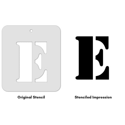 iCraft Alphabet Stencil 4" x 4" - ICS-5 (E)