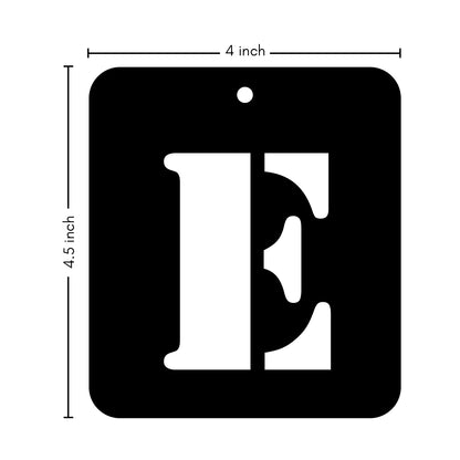 iCraft Alphabet Stencil 4" x 4" - ICS-5 (E)