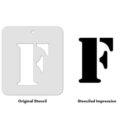 iCraft Alphabet Stencil 4" x 4" - ICS-6 (F)
