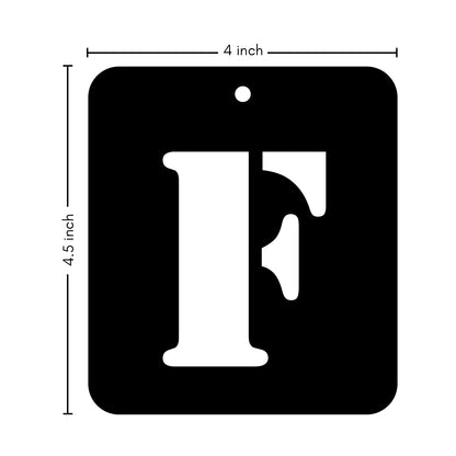 iCraft Alphabet Stencil 4" x 4" - ICS-6 (F)