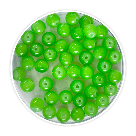 iCraft Accessories-Glass Beads Light Green. Pack Of 30 Grams
