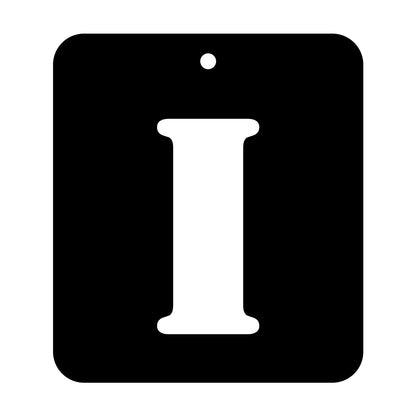 iCraft Alphabet Stencil 4" x 4" - ICS-9 (I)