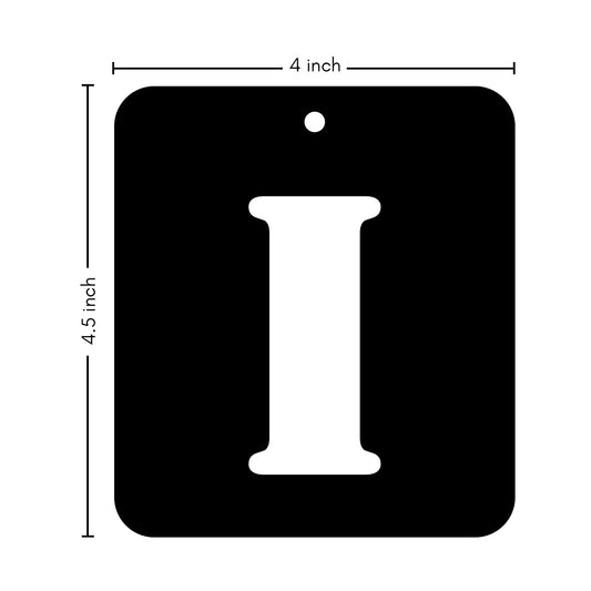 iCraft Alphabet Stencil 4" x 4" - ICS-9 (I)