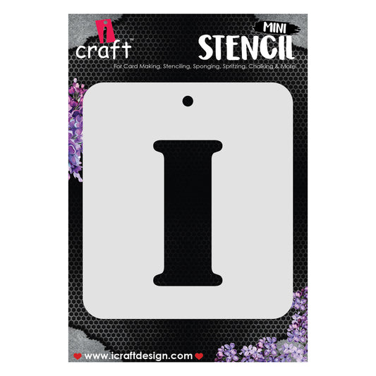 iCraft Alphabet Stencil 4" x 4" - ICS-9 (I)